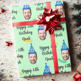 Custom Birthday Wrapping Paper ラッピングペーパー