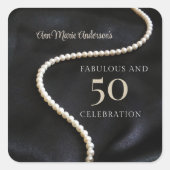 Custom Black 50 and Fabulous スクエアシール (正面)