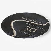 Custom Black 50 and Fabulous ペーパープレート (アングル)