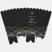 Custom Black Gold Bar Mitzvah Party Popcorn フェイバーボックス (見開き)