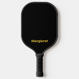 Custom Black Pickleball Paddle with Name ピックルボールラケット