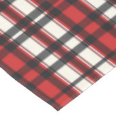 Custom Black Red Plaid Farmhouse Style テーブルクロス (アングル)