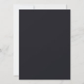 Custom black simple Design Add Photo or Text (裏面)