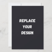 Custom black simple Design Add Photo or Text (正面)