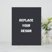 Custom black simple Design Add Photo or Text (スタンド正面)