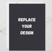 Custom black simple Design Add Photo or Text (正面)