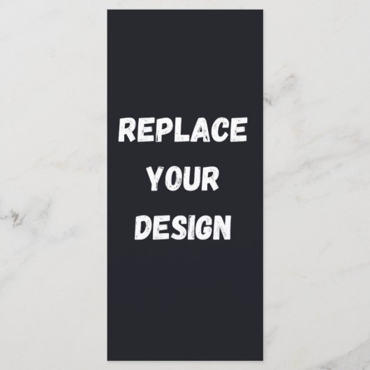 Custom black simple Design Add Photo or Text メニュー (正面)