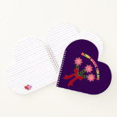 Custom Bloom Where You Are Spring Floral Gift ノートブック (内部)