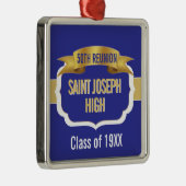 Custom Blue 50th Class Reunion  メタルオーナメント (右)