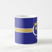 Custom Blue 50th Class Reunion Favor Mug コーヒーマグカップ (中央)