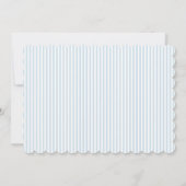 Custom Blue Anchor Logo Nautical Stationary サンキューカード (裏面)