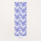 Custom Blue And White Humpback Whale ヨガマット (正面)