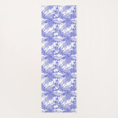 Custom Blue And White Humpback Whale ヨガマット (裏面)