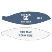 Custom Blue Basketball with Name, Number, Team バスケットボール (パネル)