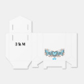Custom Blue Butterflies Love Valentine Day Gift フェイバーボックス (折り畳みなし)