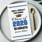 Custom Blue Class of 2026 Graduation Party
