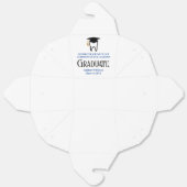Custom Blue Dental School Graduation Party フェイバーボックス (見開き)