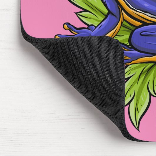 Custom Blue Frog  マウスパッド (コーナー)