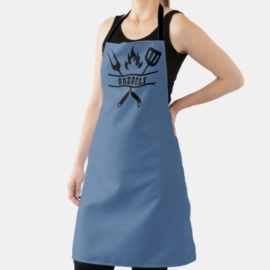 Custom Blue Grilling Apron エプロン (インサイチュ)