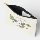 Custom Blueberry Wedding Date  アクセサリーポーチ (見開き)