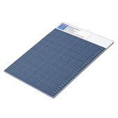 Custom Blueprint Engineering Graph Pad with Logo ノートパッド (アングル)