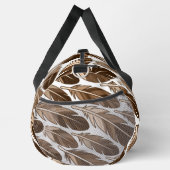 Custom Boho Feather Monogram Large Duffel Bag ダッフルバッグ (右)