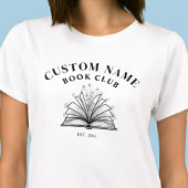 Custom Book Club Name Shirt Tシャツ
