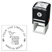 Custom Book From the Library of Hummingbird セルフインキングスタンプ (インサイチュ)