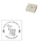 Custom Book From the Library of Hummingbird ラバースタンプ (押印)