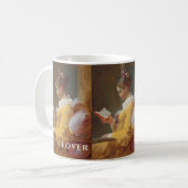 Custom Book Lover Mug – Fragonard Art コーヒーマグカップ (正面左)