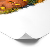 Custom Boston Wall Art, Massachusetts Poster ポスター (角)