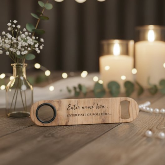 Custom Bottle Opener – Personalized with Name スピード栓抜き