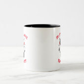 Custom Bowling Team Mug with Logo and Name ツートーンマグカップ (中央)