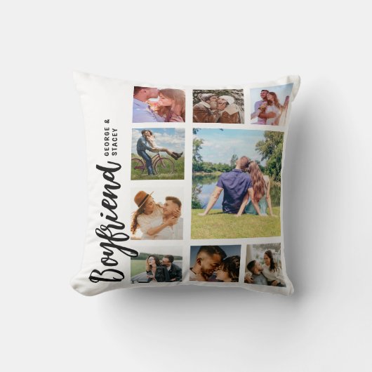 Custom Boyfriend Photo Collage クッション (正面)