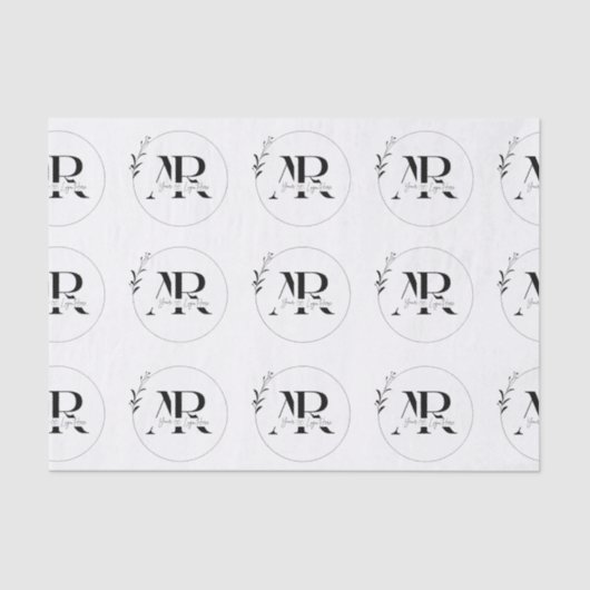 Custom Brand Logo Business Company Packaging 薄葉紙 (正面)