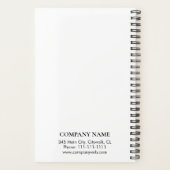 Custom Branded Company Logo Business Planner プランナー手帳 (裏面)