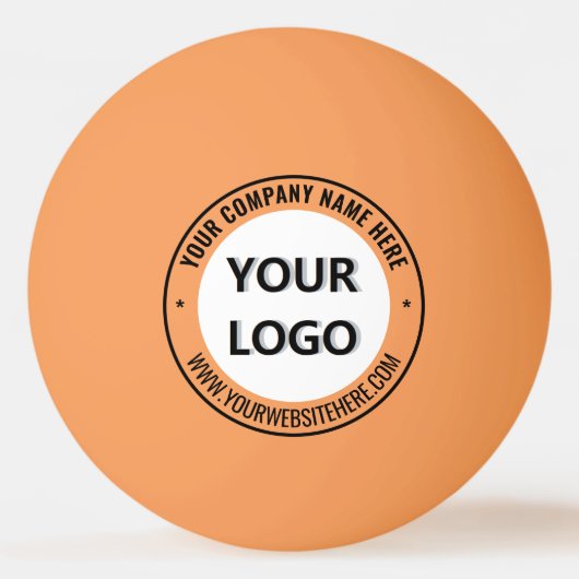 Custom Branded Logo Text Ping Pong Balls Template 卓球ボール (裏面)