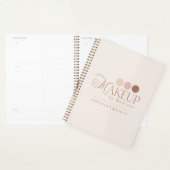 Custom Branded Makeup Artist Appointment Planner プランナー手帳 (ディスプレー)