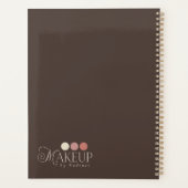 Custom Branded Makeup Artist Appointment Planner プランナー手帳 (裏面)