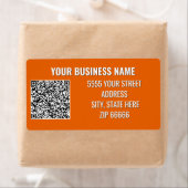 Custom Branded QR Code Name Address Labels Example ラベル (インサイチュ)