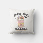 Custom Brew-tiful Teacher Halloween クッション (正面)
