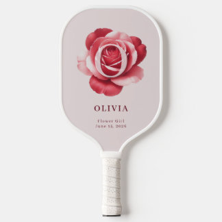 Custom Bridal Party Gift Pickleball Name Date ピックルボールラケット
