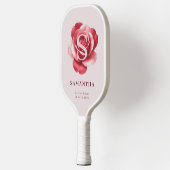 Custom Bridal Party Gift Pickleball Name Date ピックルボールラケット (左)