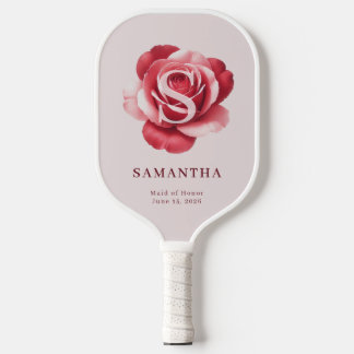Custom Bridal Party Gift Pickleball Name Date ピックルボールラケット