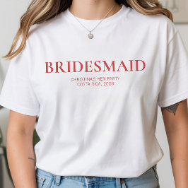 Custom Bridal Party Shirts for Bachelorette Party Tシャツ