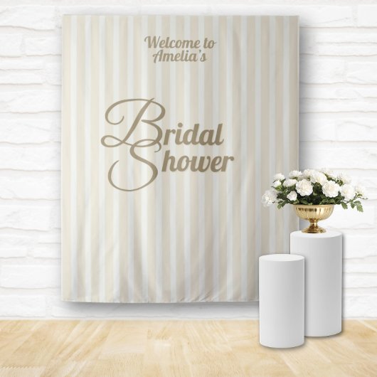 Custom Bridal Shower Banner - Elegant Decoration タペストリー