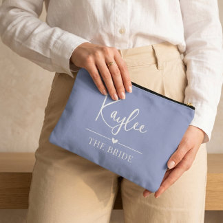 Custom Bridal Shower Favor Pouch, Future Mrs Gift アクセサリーポーチ
