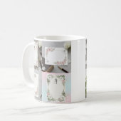 Custom Bride and Groom Illustration コーヒーマグカップ (正面左)