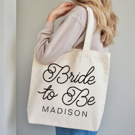 Custom Bride To Be Tote Bag Gift for Bridal Shower トートバッグ
