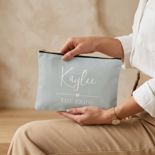 Custom Bridesmaid Proposal Pouch, Mrs Wedding Gift アクセサリーポーチ